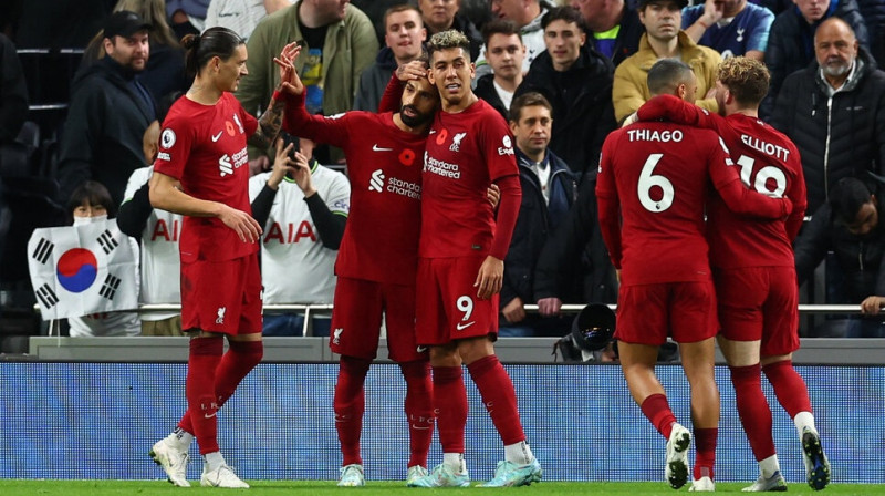 "Liverpool" futbolisti. Foto: Reuters/Scanpix