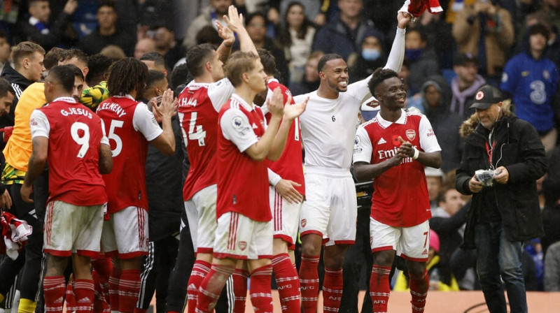 "Arsenal" futbolisti. Foto: Reuters/Scanpix