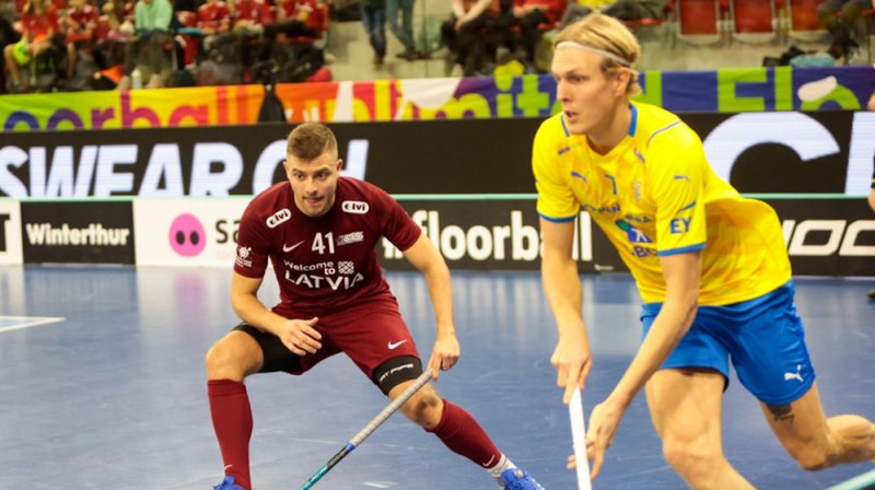 Kims Nilsons (#7), Foto: Ritvars Raits, Floorball.lv