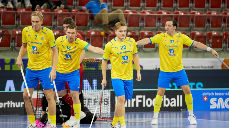 Zviedrijas izlase, Foto: IFF Floorball