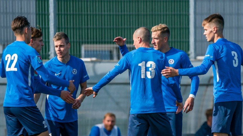 Grobiņas SC komanda. Foto: Latvijas Futbola federācija.