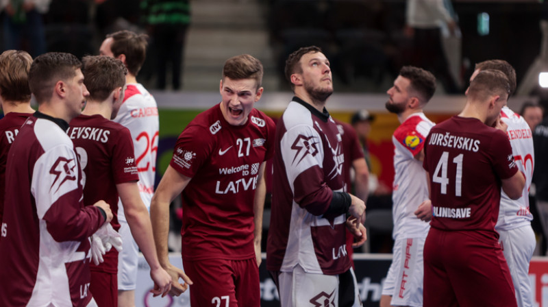 Latvijas izlasei neizdevās sasniegt pusfinālu. Foto: Ritvars Raits, floorball.lv