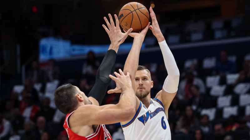 Kristaps Porziņģis. Foto: AFP/Scanpix