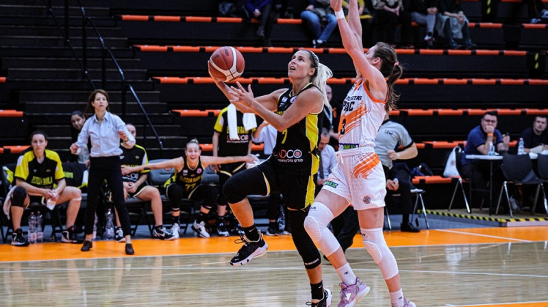 Elīna Babkina un "Elitzur Ramla": ceturtā uzvara piecās Eiropas kausa spēlēs. Foto: EuroCup Women