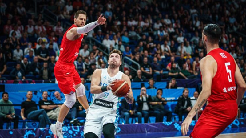 Luka Dončičs. Foto: FIBA