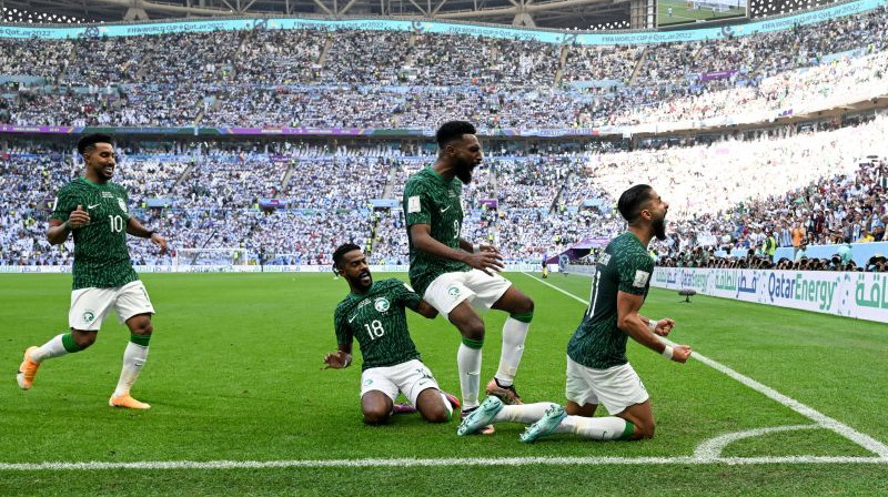 Saūda Arābijas futbolisti. Foto: CHINE NOUVELLE/SIPA/Scanpix