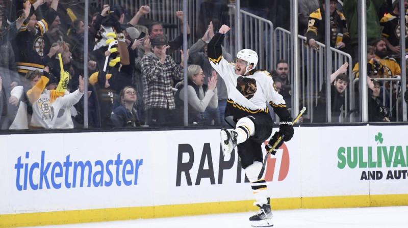 Davids Pastrņāks. Foto: USA TODAY Sports/Scanpix