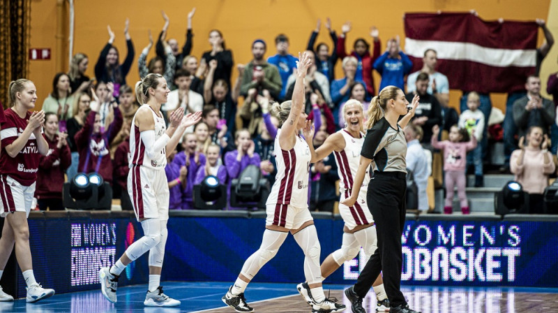 Sieviešu valstsvienība: desmitais ceļojums uz Eiropas čempionātu. Foto: Renārs Koris