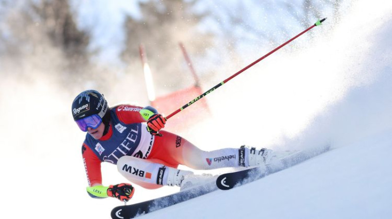 Lāra Guta-Behrami. Foto: AFP/Scanpix