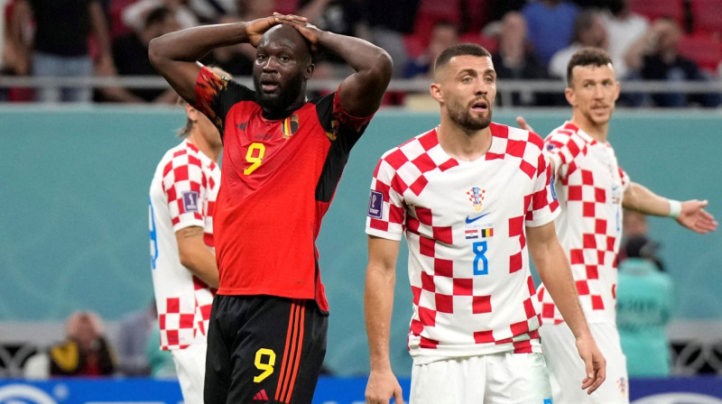 Beļģijas valstsvienības uzbrucējs Romelu Lukaku. Foto: Ricardo Mazalan/AP/Scanpix