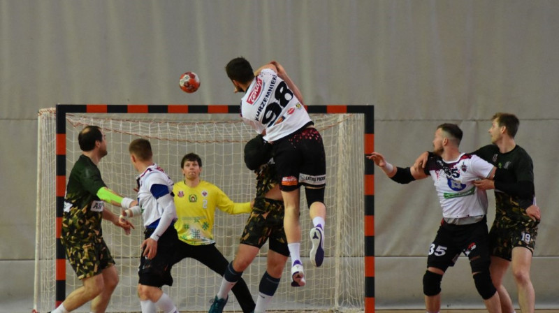 Dobeles "Tenax" pret "ASK Zemessardze/LSPA". Foto: handball.lv