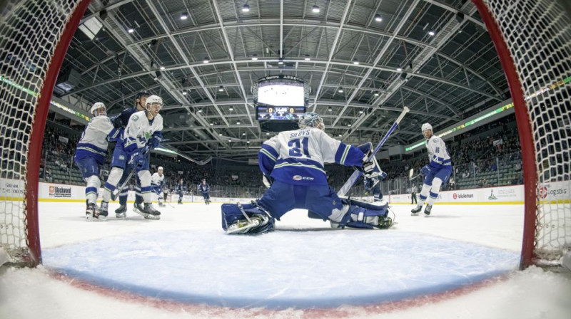 Artūrs Šilovs. Foto:  Abbotsford Canucks