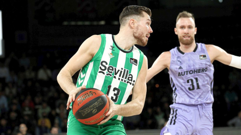 Dairis Bertāns. Foto: Real Betis Baloncesto