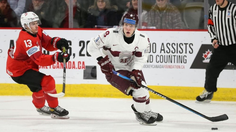 Gustavs Ozoliņš. Foto: IIHF