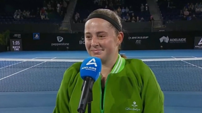 Aļona Ostapenko. Foto: Adelaide International