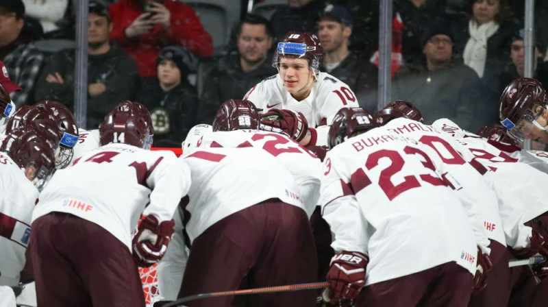 U20 hokeja izlase. Foto: IIHF