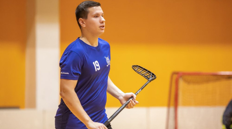 Dēvids Osītis, foto: Floorball.lv