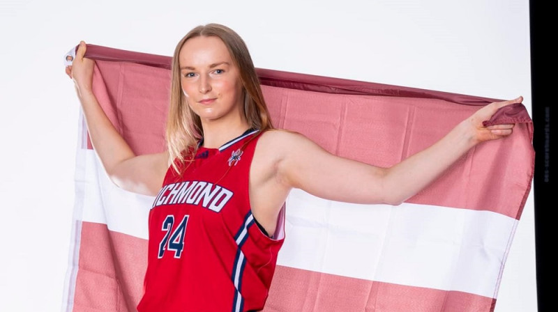 Emīlija Krista Grava: 1465 punkti NCAA pirmajā divīzijā. Foto: no personīgā arhīva