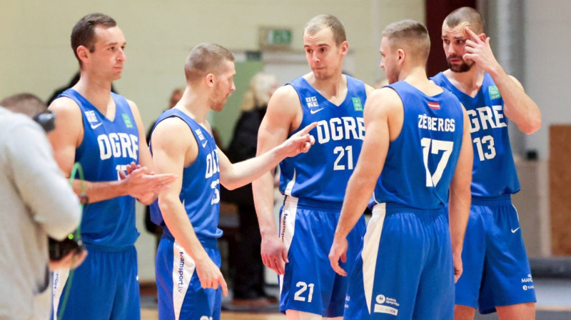 "Ogres" basketbolisti. Foto: Ritvars Raits/Ogres Ziņas