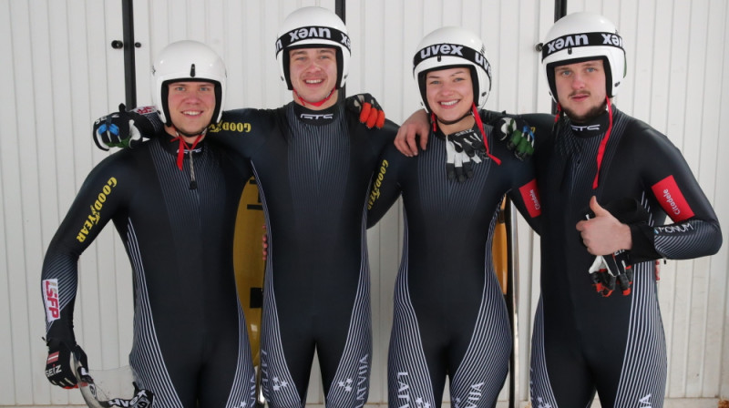 Krišjānis Brauns, Raimonds Baltgalvis, Frančeska Bona, Kaspars Rinks. Foto: FIL