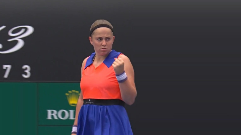 Aļona Ostapenko. Foto: Australian Open