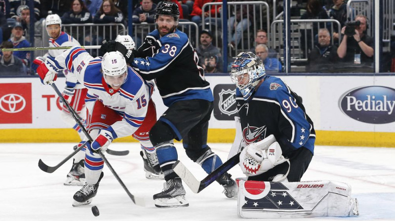 Elvis Merzļikins. Foto: USA TODAY Sports/Scanpix