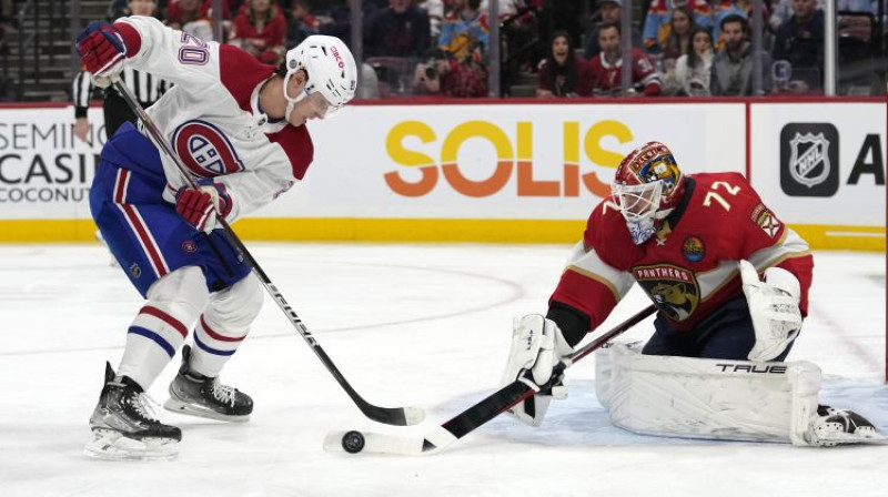 Jurajs Slafkovskis. Foto: AP/Scanpix