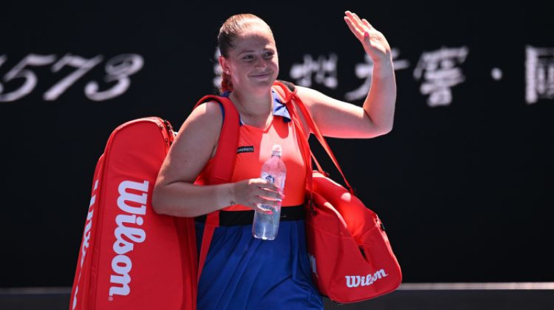 Aļona Ostapenko. Foto: EPA/Scanpix