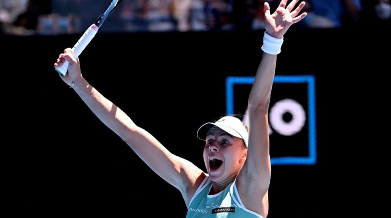 Magda Linete. Foto: Australian Open
