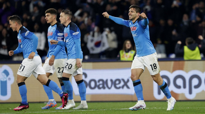 "Napoli" futbolisti. Foto: Reuters/Scanpix