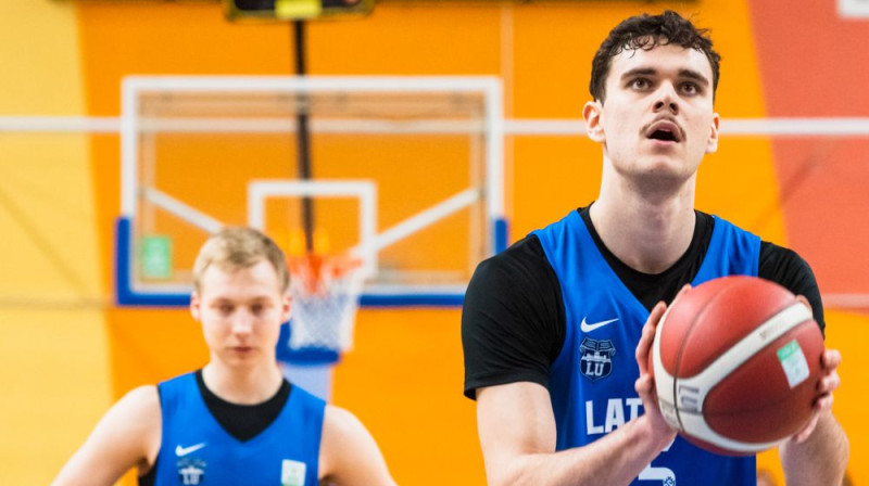 Reinis Avotiņš. Foto: LU basketbols