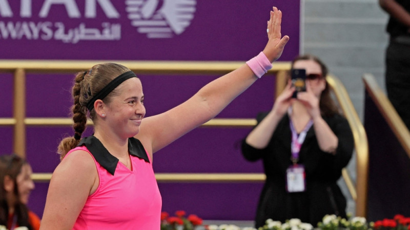 Aļona Ostapenko. Foto: AFP/Scanpix