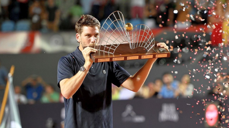 2023. gada Riodežaneiro ATP 500 sacensību uzvarētājs Kamerons Norijs. Foto: Rio Open