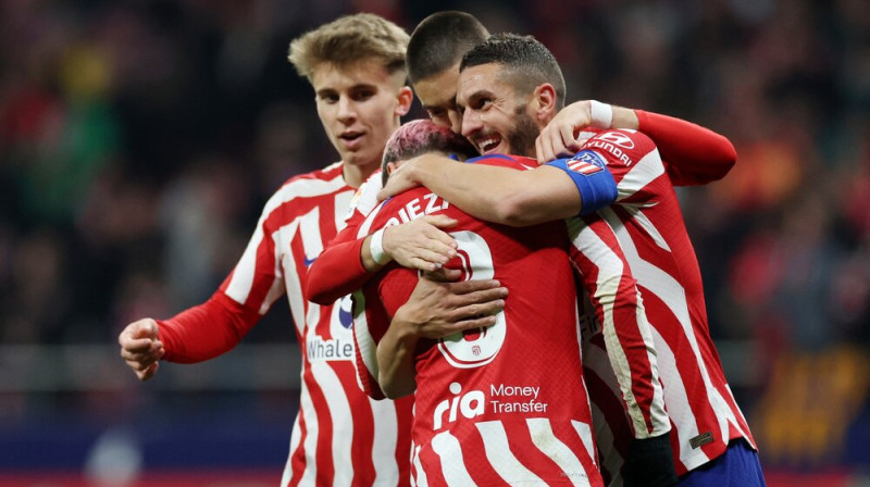 "Atletico" futbolisti. Foto: Reuters/Scanpix