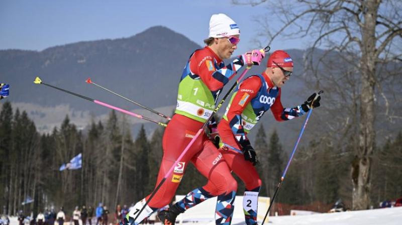 Juhanness Klēbu un Pols Golbergs. Foto: imago/Lehtikuva/Scanpix