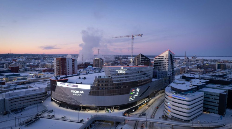 ''Nokia Arena'' Tamperē. Foto: Fi.ramboll.com