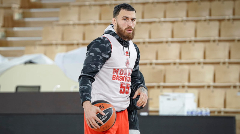 Maiks Džeimss. Foto: AS Monaco Basket