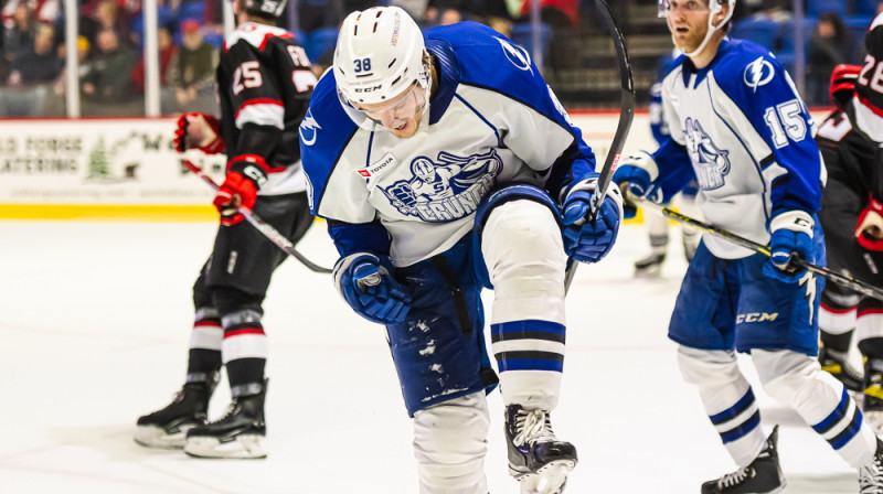 Rūdolfs Balcers. Foto: Syracuse Crunch