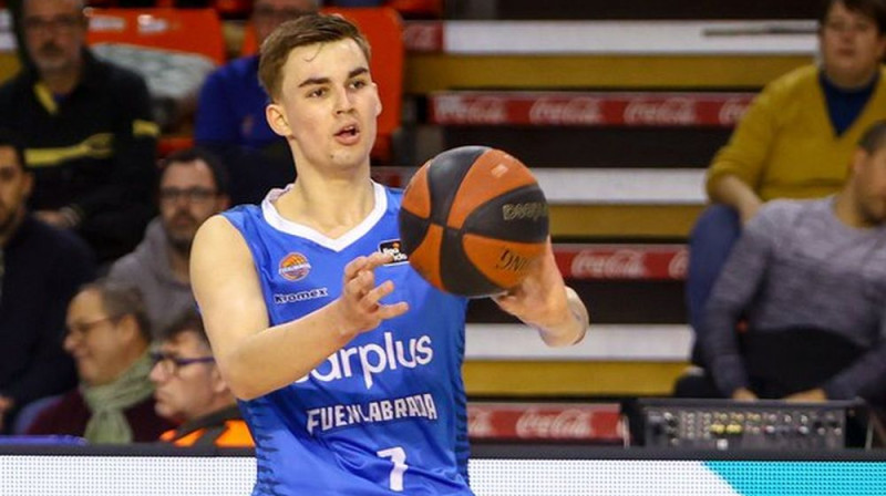 Rodijs Mačoha. Foto: Baloncesto Fuenlabrada