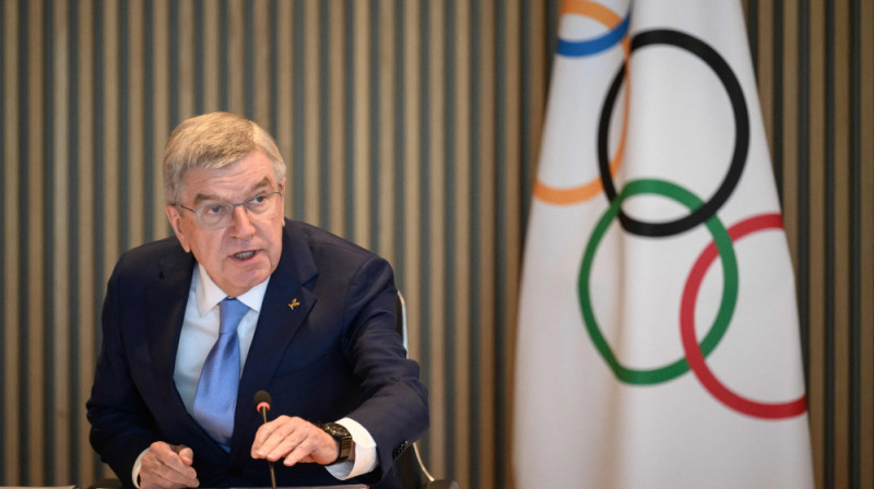 Tomass Bahs aicina atgriezt okupantu valstu sportistus sacensībās. Foto: AFP/Scanpix