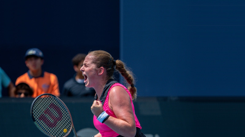 Aļona Ostapenko. Foto: miamiopen.com