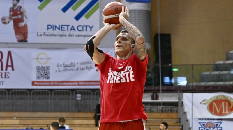 Roberts Stumbris. Foto: Pallacanestro Trieste