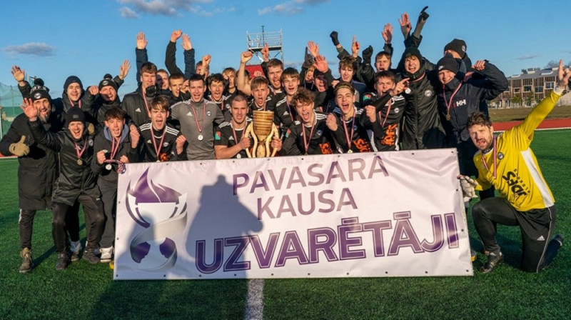 JDFS "Alberts" komanda. Foto: Latvijas Futbola federācija.