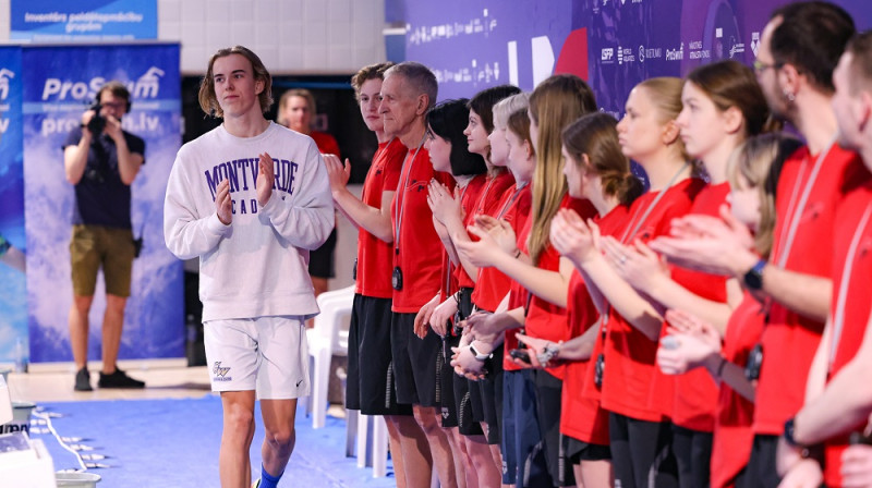 Patriks Pone. Foto: Roberts Voskāns/Latvijas Peldēšanas federācija.