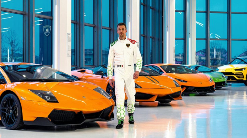 Daņils Kvjats. Foto: Lamborghini Squadra Corse