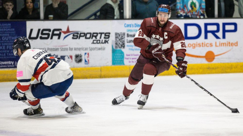 Uvis Balinskis. Foto: Dean Woolley (EIHL)