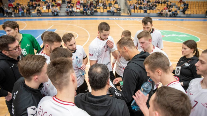 Latvijas handbola izlase. Foto: Anatolijs Hazovs/handball.lv