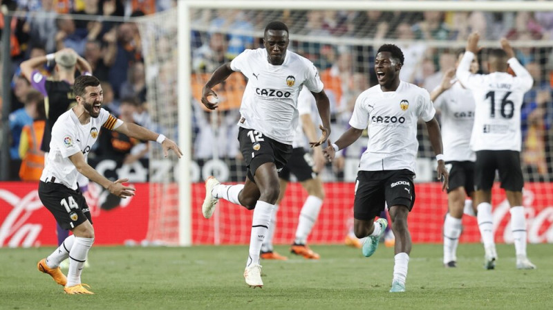 "Valencia" futbolisti. Foto: EPA/Scanpix