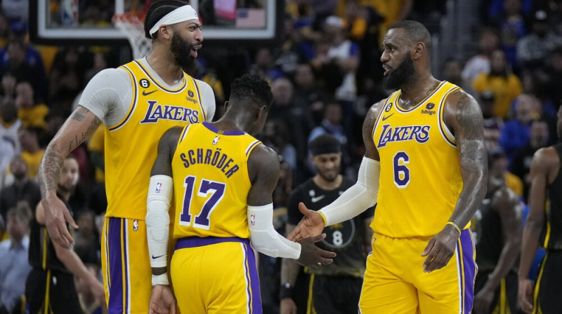 "Lakers" basketbolisti. Foto: USA Today Sports/Scanpix