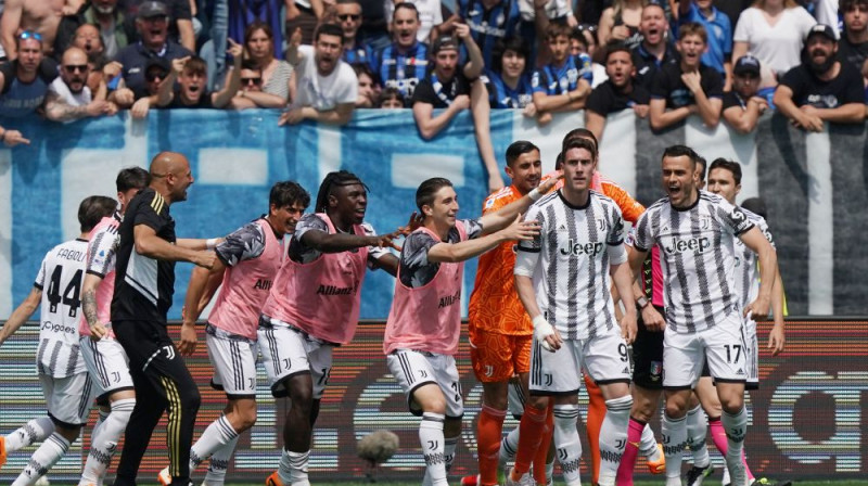 ''Juventus'' pēc otrā vārtu guvuma. Foto: Zumapress/Scanpix